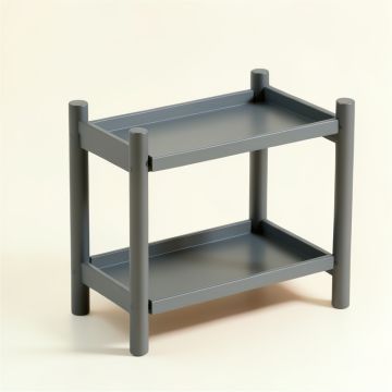 Maple Bend Empty Countertop Canister Rack - Gray (synthetic illustration; no displayed measurements)