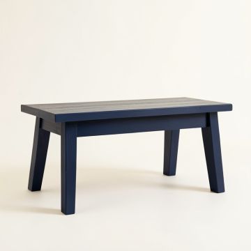 Olive Bluff Indoor Bench - Navy (synthetic illustration; no displayed measurements)