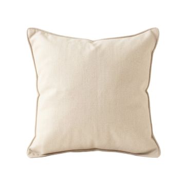 Slate Bend Filled Accent Pillow - Beige