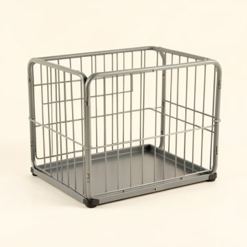 Shore Dale Empty Furniture-Style Pet Crate - Gray (synthetic illustration; no displayed measurements)