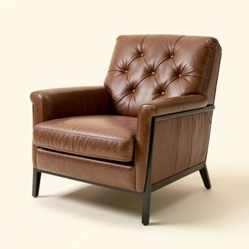 Ripon 27 '' Wide Tufted Lounge Chair (synthetic illustration; no displayed measurements)