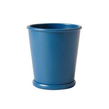 Elm Crest Empty Candle Holder - Blue