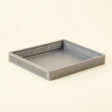 Cedar Bluff Empty Under-Desk Cable Tray - Gray (synthetic illustration; no displayed measurements)