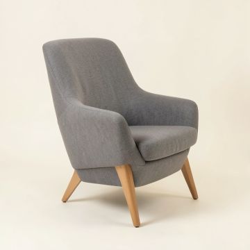 Ajrie 29 '' Wide Polyester Wingback Chair (synthetic illustration; no displayed measurements)