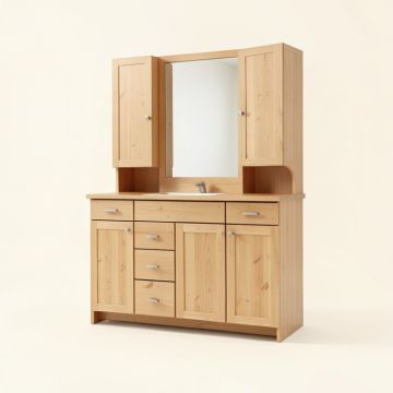 Binne 72 '' Double Bathroom Vanity Set (synthetic illustration; no displayed measurements)