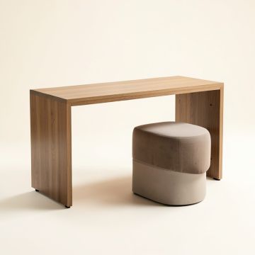 Edip 48.5 '' Console Table And Stool Set (synthetic illustration; no displayed measurements)