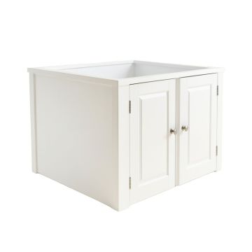Ash Arc Empty Furniture-Style Litter Enclosure