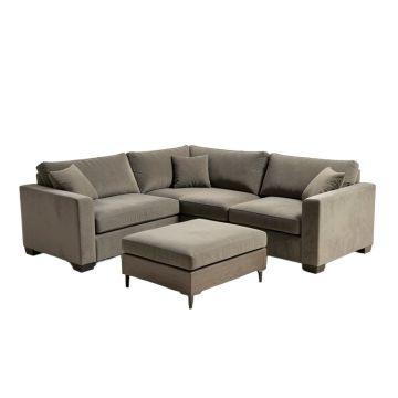 Enyah 103 '' Wide Reversible Modular Corner Sectional With Ottoman