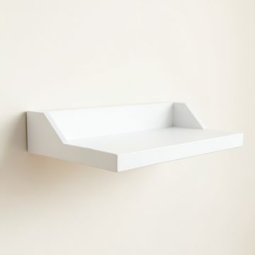 Stone Crest Wall-Mounted Shelf - White (synthetic illustration; no displayed measurements)