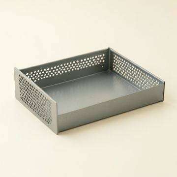 Brook Dell Empty Under-Desk Cable Tray - Gray (synthetic illustration; no displayed measurements)
