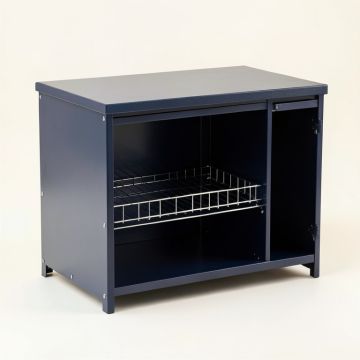 Hill Arc Empty Countertop Canister Rack - Navy (synthetic illustration; no displayed measurements)