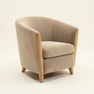 Molinari 31 '' Wide Swivel Barrel Chair (synthetic illustration; no displayed measurements)