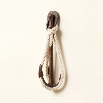Rope Anchor Wall Décor (synthetic illustration; no displayed measurements)