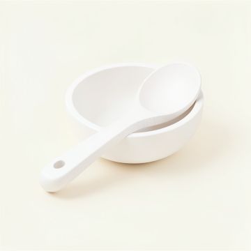 Ridge Bluff Cooking Spoon - White (synthetic illustration; no displayed measurements)