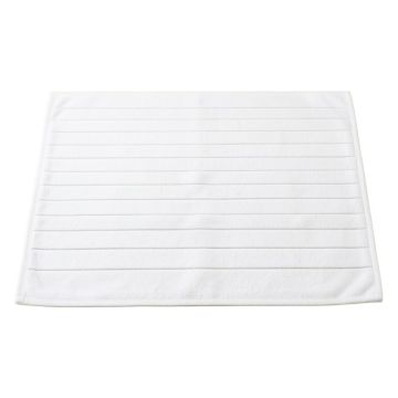 Meadow Brook Bath Mat - White
