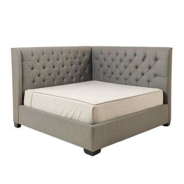 Kirzia Tufted Upholstered Standard Bed