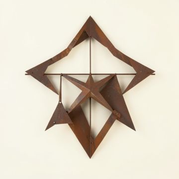 Delfina Americana Patriotic Barn 3D Stars Wall Décor (synthetic illustration; no displayed measurements)