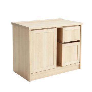 Pine Bend Freestanding Laundry Folding Counter - Beige