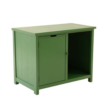 Birch Dell Freestanding Laundry Folding Counter - Green (synthetic illustration; no displayed measurements)