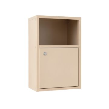 Linden Branch Wall-Mounted Entry Cabinet - Beige