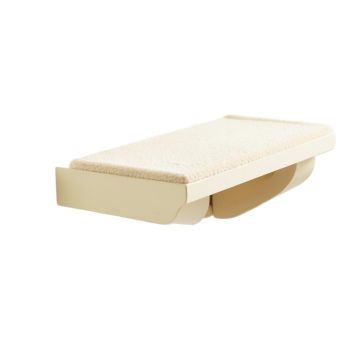 Oak Bridge Wall-Mounted Cat Perch - Cream