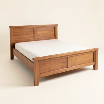 Kadence Solid Wood And Upholstered Platform Bed (synthetic illustration; no displayed measurements)