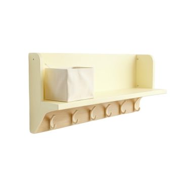 Brook Bridge Wall-Mounted Entryway Organizer Shelf - Ivory