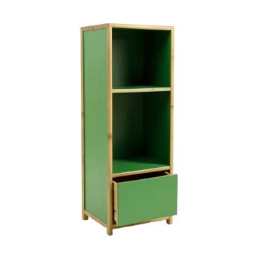 Willow Canyon Narrow Cubby Tower - Green (synthetic illustration; no displayed measurements)