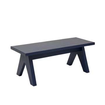 Summit Bend Indoor Bench - Navy (synthetic illustration; no displayed measurements)