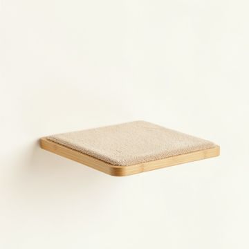 Linden Crossing Wall-Mounted Cat Perch - Beige (synthetic illustration; no displayed measurements)