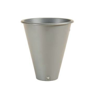 Vale Brook Empty Railing Planter With Integral Brackets - Gray (synthetic illustration; no displayed measurements)