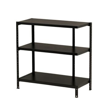 Rowan Edge Desktop Shelving Unit - Black