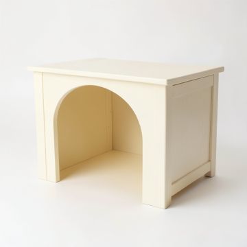 Spruce Canyon Empty Furniture-Style Litter Enclosure - Cream (synthetic illustration; no displayed measurements)