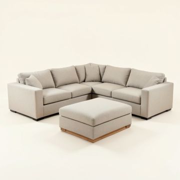 Gosnell 94 '' Wide Reversible Modular Corner Sectional With Ottoman (synthetic illustration; no displayed measurements)