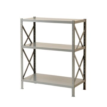 Dawn Crest Empty Seed-Starting Shelving Unit Without Lights - Gray