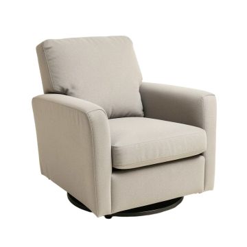 Glennhaven 30 '' Wide Polyester Swivel Down Cushion Armchair (synthetic illustration; no displayed measurements)