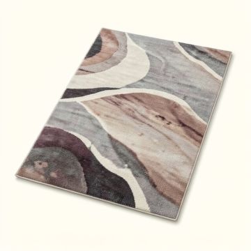 Zabala Abstract Plum/Gray Area Rug (synthetic illustration; no displayed measurements)