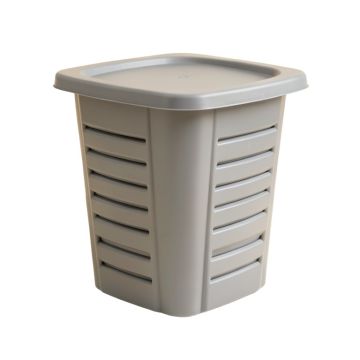 Meadow Bluff Closed Garden Compost Bin - Gray