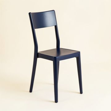 Willow Arc Dining Chair - Navy (synthetic illustration; no displayed measurements)