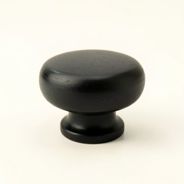 Field Crest Cabinet Knob Without Packaging - Black (synthetic illustration; no displayed measurements)