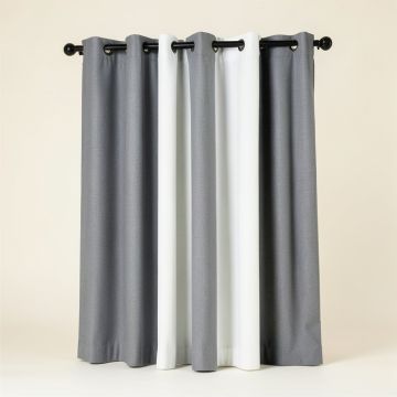 Marsellus Solid Blackout Thermal Grommet Curtain Panels (synthetic illustration; no displayed measurements)