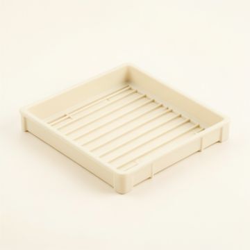 Moss Bridge Empty Under-Desk Cable Tray - Cream (synthetic illustration; no displayed measurements)