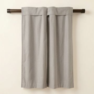 Solid Sheer Rod Pocket Curtain Panels (synthetic illustration; no displayed measurements)
