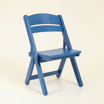 Stone Brook Folding Outdoor Chair - Blue (synthetic illustration; no displayed measurements)