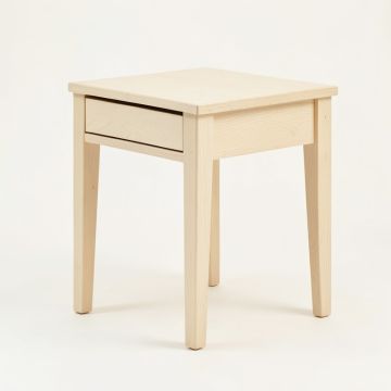 Laurel Edge Side Table - Ivory (synthetic illustration; no displayed measurements)