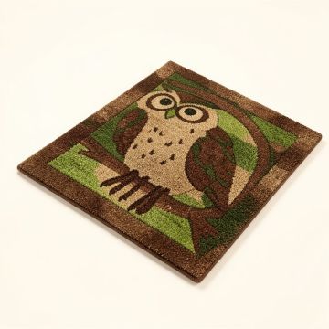 Eisner Forest Owl Indoor Door Mat (synthetic illustration; no displayed measurements)