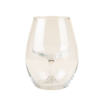 Annette Pineapple 15 Oz . Stemless Wine Glass