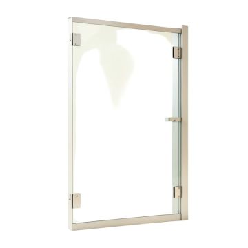 48 '' - 49 '' W X 72 '' H Door Opening Frameless Shower Door