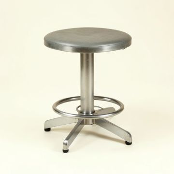 Galilea Industrial Metal Upholstered Adjustable Height Swivel Bar Stool (synthetic illustration; no displayed measurements)