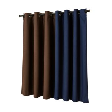 Huang Solid Max Blackout Thermal Grommet Single Curtain Panel